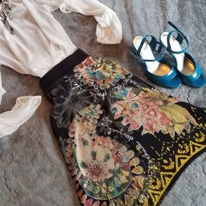 ❌SOLD❌Desigual asymmetrical skirt small